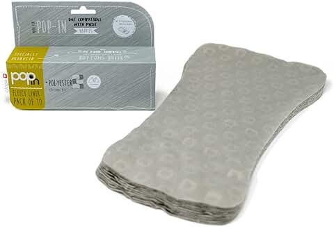 Close Forro Polar Reutilizable para Pañales (paquete de 10) para Pañales de tela  