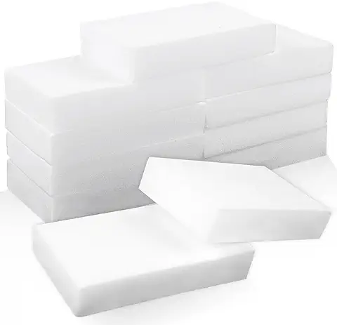 COMNICO Esponja Mágica de Borrador, Paquete de 10 Suministros de Limpieza a Granel, Limpiador de Platos, Productos de Polvo, Esponja Profesional Comercial para Cocina, Baño, Bañera, Inodoro  