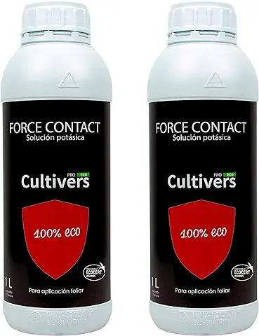 CULTIVERS Jabón Potásico Ecológico 2 L. Súper Concentrado. Actúa por Contacto. SUPER CONCENTRADO. Múltiples Usos, 100% Natural Protección para tus Plantas. Mejora las Defensas de las Plantas  