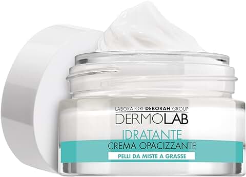 Dermolab - Crema Facial Hidratante para Pieles Mixtas y Grasas, con Piscina de ácido Hialurónico, Efecto mate y Antioxidante, Rellena en Profundidad, SPF 15, 50 ml  