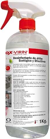 Desinfectante Liquido Ox-Virin, Con Pistola, 1 Litro, Ecologico  