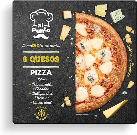 DIA AL PUNTO Pizza 6 Quesos Envase 471 gr  