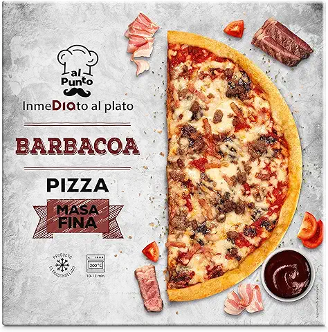 DIA AL PUNTO Pizza Barbacoa masa fina caja 350 gr  