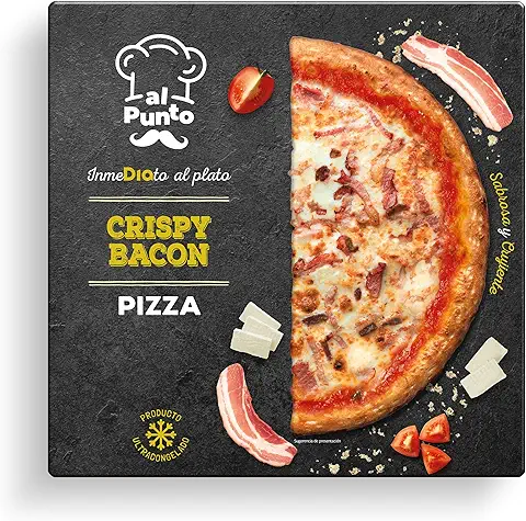 DIA AL PUNTO Pizza Crispy Bacon Envase 450 gr  