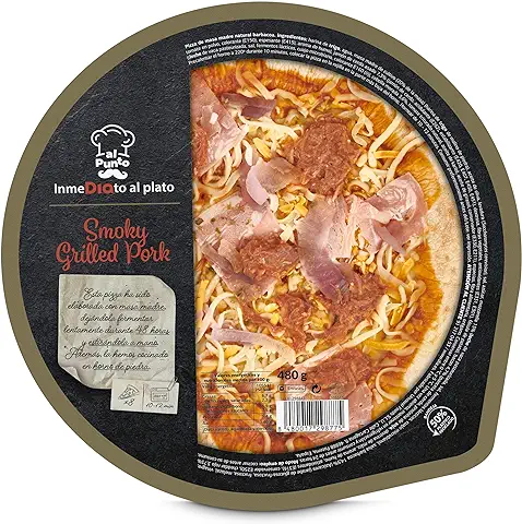 DIA AL PUNTO Pizza Smoky Grilled pork Bandeja 480 gr  