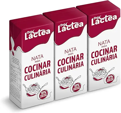 DIA LACTEA nata líquida para cocinar 18% M.G. pack 3 unidades 200 ml