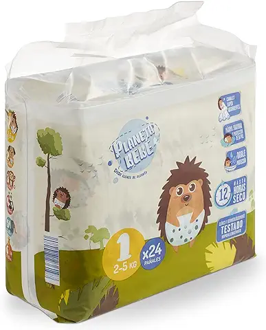 DIA PLANETA BEBE Pañales 2-5 kgs Talla 1 Paquete 24 uds  