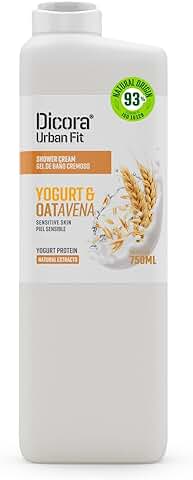Dicora Urban Fit Gel de Baño Proteins Yogurt & Avena 750 ml  