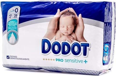 DODOT PRO SENSITIVE TALLA 0, Menos de 3KG, 38U  