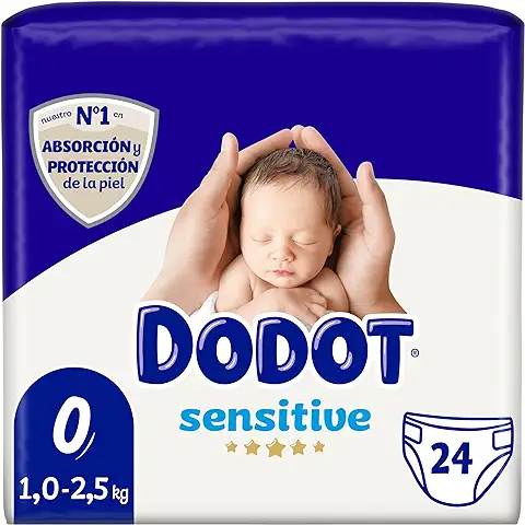 Dodot Sensitive Recién Nacido Talla 0 24 Uds., 24 Unidad, 1  