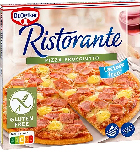 DR. OETKER | Pizza Ristorante Prosciutto Sin Gluten y Sin Lactosa | 345 g  