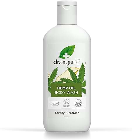 Dr. Organic Gel de Baño y Ducha Aceite Cañamo Organico 250 ml 250 ml  
