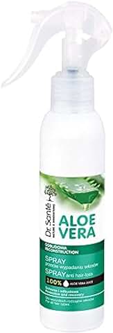 Dr Sante -Spray Anticaída Cabello, Pelo Natural Aloe Vera y Queratina (Keratina) con Cerámidas Naturales sin Sulfatos ni Parabenos de 150ml  