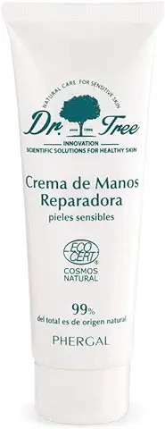 Dr. Tree. Crema De Manos Reparadora. Pieles Secas o Irritadas. 75 ml  