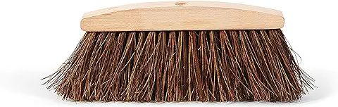 Eco, Chestnut 0002, Escoba de Fibra de Palma y Coccia Madera Natural, Ecológica, 34 x 5 x 14 cm  