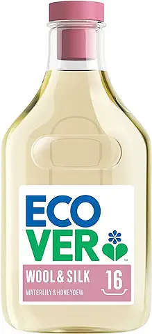Ecover Detergente Líquido Lavadora Ecológico para ropa Delicada, Fragancia Waterlily/Honeydew, Delicado 750ml, 16 Lavados  