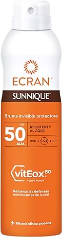 Ecran Sunnique, Bruma Protectora Invisible con SPF50 - 250 ml (1130-86041)  