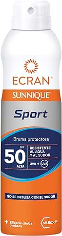 Ecran Sunnique SPORT, Bruma Solar para Deportistas con SPF50 - 250 ml  
