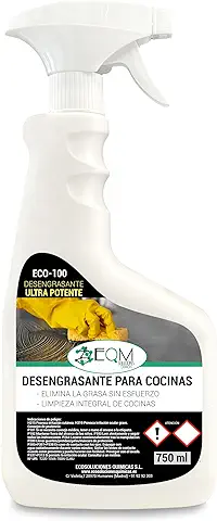 EQM | ECO-100 | 750 ml | Desengrasante Concentrado para Cocinas | Disuelve todo tipo de Grasas, Incluso las más Rebeldes | Altamente Eficaz | Superficies Siempre Limpias y Cuidadas  