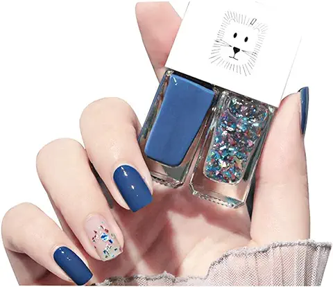 Esmalte de Uñas no Tóxico, Esmalte de Uñas de Secado Rápido Esmalte de Uñas Brillante de Larga Duración  