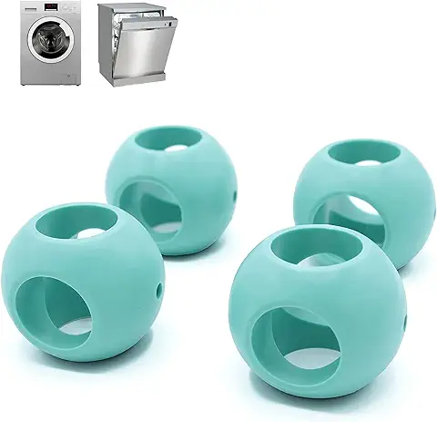 FISHTEC Bola Magnética Antical - Lote de 4 (2 Lavavajillas + 2 Lavadora) - Bola de Lavado Ecológica sin Detergente  