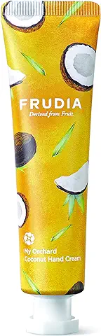 FRUDIA. My Orchard Crema Manos. Extracto de Coco. Hidratante y Nutritiva. Calma la Piel. Aroma a Frutas. Textura Cremosa. Sin Sensación Pegajosa. Contenido 30 gr.  