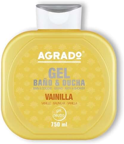 Gel de Baño y Ducha Vainilla Hidratante, gel de Baño PH Neutro 750 ml - AGRADO  