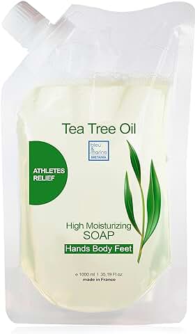 Gel de Ducha, Jabón de Baño y Champú (Cuerpo, Cara y Cabello) Combate el Olor Corporal. Purifica, Desintoxica y Limpia la Piel en Profundidad - RECARGA 1000 g 1 kg  