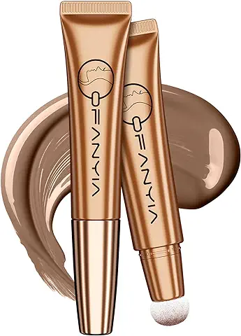 Greyghost Contour Stick 15ml, Líquido Impermeable Rostro Contorno Beauty Wand, Silky Cream Contouring Stick, Matte Finish Concealer Pen with Soft Cushion Applicator  