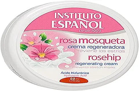INSTITUTO ESPAÑOL Crema rosa mosqueta corporal regeneradora, formato viaje, 30 ml