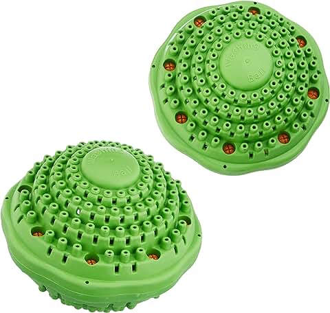 Irisana - Pod para la Lavadora - En Verde - Dura hasta 1000 Lavados - Bola Ecológica para Limpiar la Ropa sin Detergentes ni Suavizantes