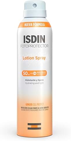 ISDIN Fotoprotector Lotion Spray SPF 50 | Alta Sensación Hidratante, Rápida Absorción | 250ml  