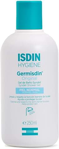 ISDIN Germisdin Original Higiene Corporal y Manos, gel de Baño Formulado con Agentes Antisépticos, 250 ml  
