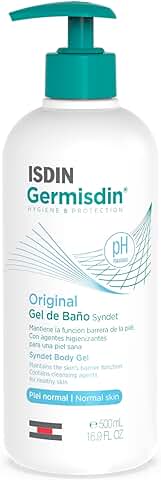 ISDIN Germisdin Original Higiene Corporal y Manos, gel de Baño Formulado con Agentes Antisépticos  