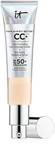 IT Cosmetics Your Skin But Better Crema Correctora de Color Cobertura Total, FPS 50+, Fair, 32 ml  