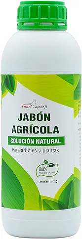 Jabón Agrícola (potásico) de 1 Litro - Solución Natural Contra los Hongos y Plagas como el Pulgón en Plantas - Limpiador Orgánico para las Hojas de los Árboles y Plantas  