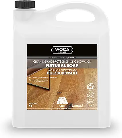 Jabón de Madera WOCA 511050A, Natural, Volumen de 5 Litros  