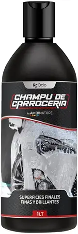 Jabon Coche Abrillantador | Formato 1000ml - 5 Litros | Espuma Activa Lavado Coche y Moto | Limpia Carrocerías con Cera PH Neutro Detergente Limpieza | Champu para Lavar Coche  