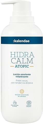 Kalendae HidraCalm Atopic 400 ml BIO - Crema piel Atopica Niños. Crema Hidratante Corporal para Piel Sensible y Atopica. COSMOS - Organic  