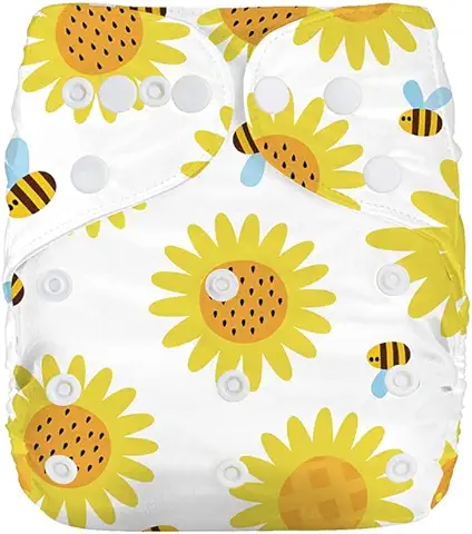 Kolo - kit de Pañales de tela para Bebés y Niños: 1 Pañal Reutilizable + 1 Inserto de Bambú - 100% Ecológicos  