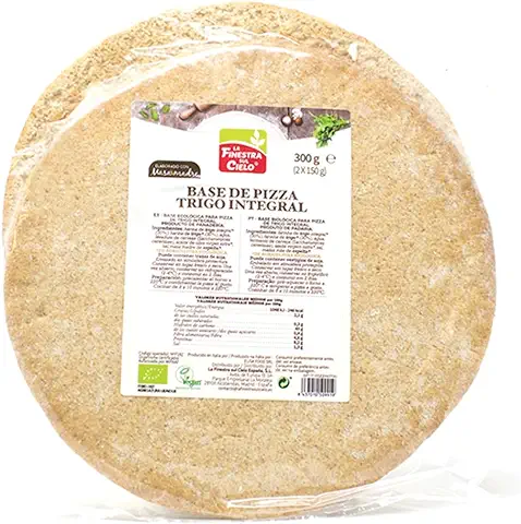 La Finestra sul Cielo Base para Pizza Integral de Trigo, 300g (Bio)  