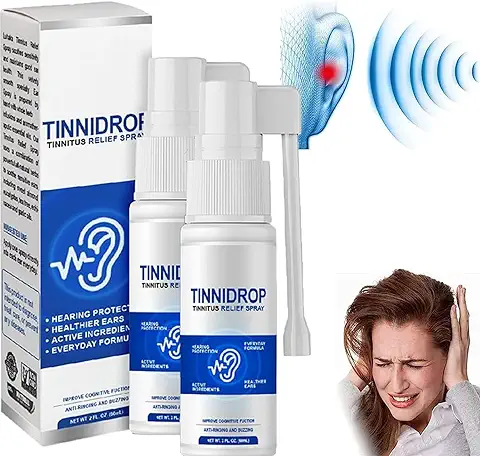 Luhaka - Tinnidrop Tinnitus Relief Spray,Luhaka Spray, 2023 New Luhaka Tinnidrop Tinnitus Spray for Ear Back,Ear Discomfort, Earwax Cleaning Care Spray. (2Pcs)  