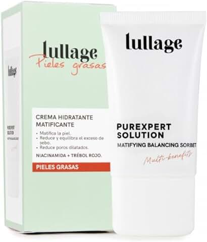 LULLAGE - Purexpert Solution 40 ml, Crema Matificante, con Niacinamida, para Piel Mixta - Grasa, Equilibra e Hidrata la Piel, Controla y Reduce Poros y Brillos, Tratamiento Vegano y Natural  