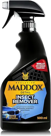 Maddox Detail - Insect Remover 500 ml para Coche | Elimina Mosquitos y Manchas en Faros, Parabrisas y Parachoques | Ideal para Limpieza de Alto Rendimiento | Spray de Limpieza de Automóviles