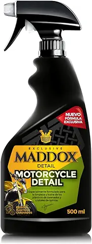 Maddox Detail - Motorcycle Detail 500 ml | Cera Carnauba Coche y Abrillantador de Neumáticos 3 en 1 | Hidratador de Plásticos y Cera Carrocería para Moto | Brillo Máximo y Protección Duradera