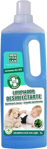 MENFORSAN Limpiasuelos Desinfectante 1 Litro, Soluble en agua Fría y Caliente, Apto Para Todo Tipo de Superficies  