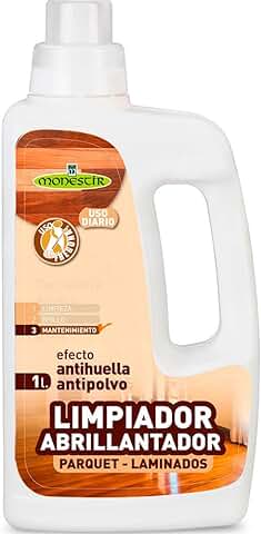 MONESTIR Limpiador Abrillantador para Parquet y Laminados 1L  