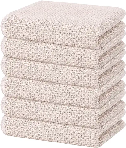Moosfor Paños de cocina 100 % algodón, juego de 6 unidades, 32 x 72 cm, suaves, absorbentes, paños de cocina, paños de cocina, paños de cocina, paños de cocina, paños de cocina, paños de cocina, paños