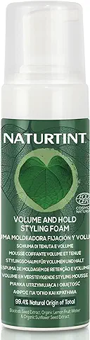 Naturtint Eco Espuma Moldeadora, Fijación y Volumen, Nutre y Protege, Tratamiento Antiedad Cabello, Cabello Más Suave, Flexible y Fuerte, 99.4% Ingredientes Naturales, ECOCERT, 125ml  