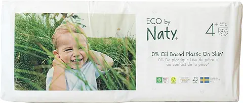 Naty Pañales Ecológicos, Blanco, T4 x 42, 42 Unidades  